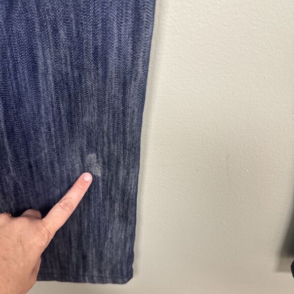 New London Amoureusement Anthony Frym Y2K Dark Wash Slight Flare Sz 29 (30x33.5) - Picture 8 of 16